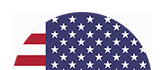 Semi Circle of USA Flag